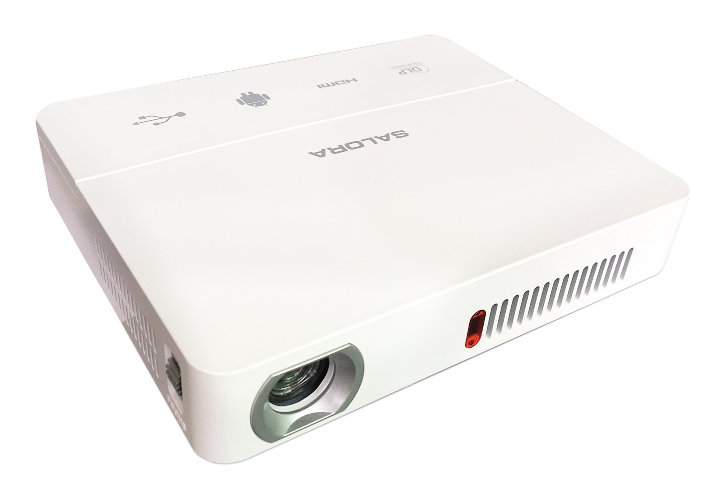 Salora DBS350 data projector Short throw projector 1600 ANSI lumens DLP WXGA (1280x800) 3D White