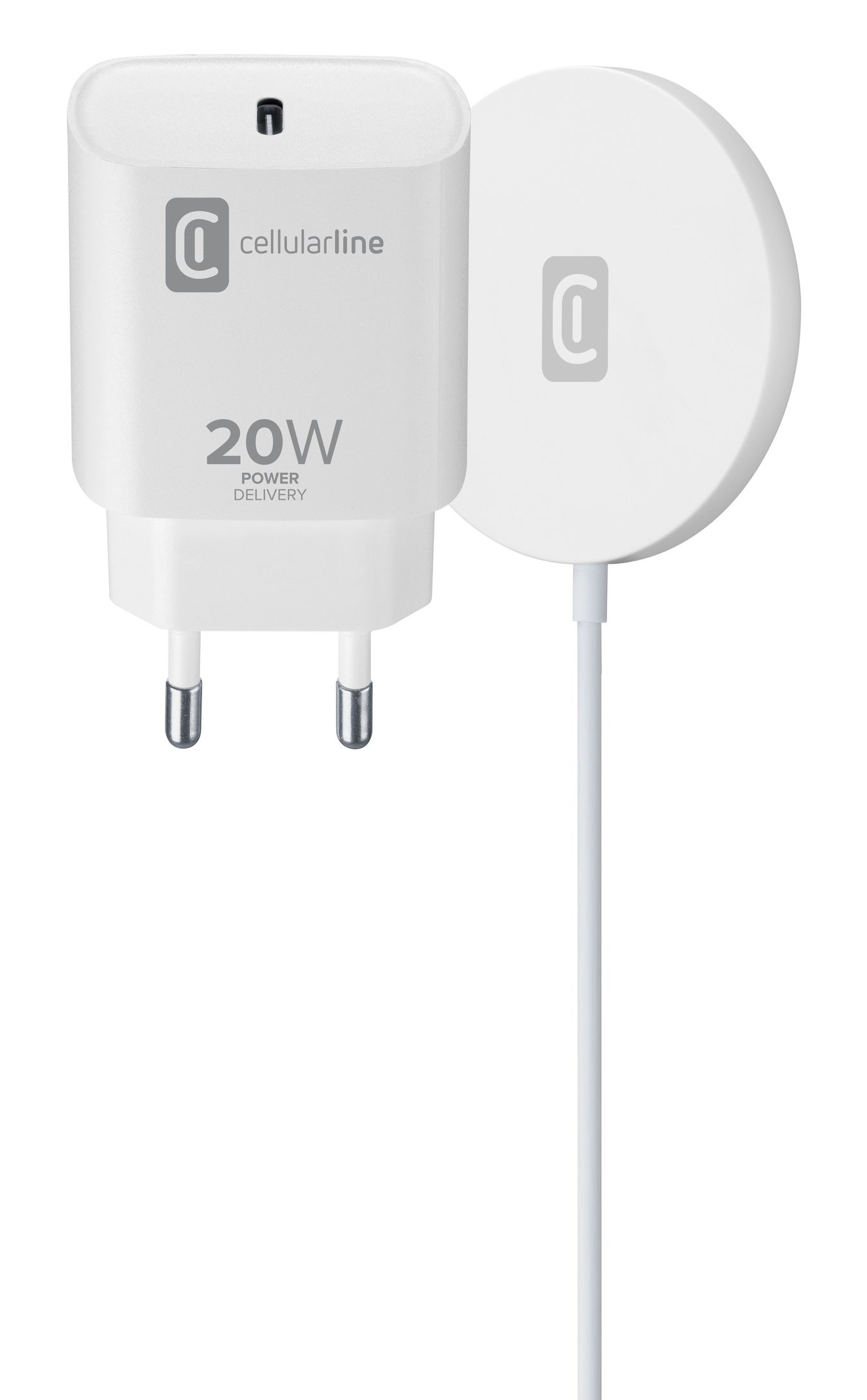 Cellularline Mag Kit Wireless Charger - iPhone 12 and later