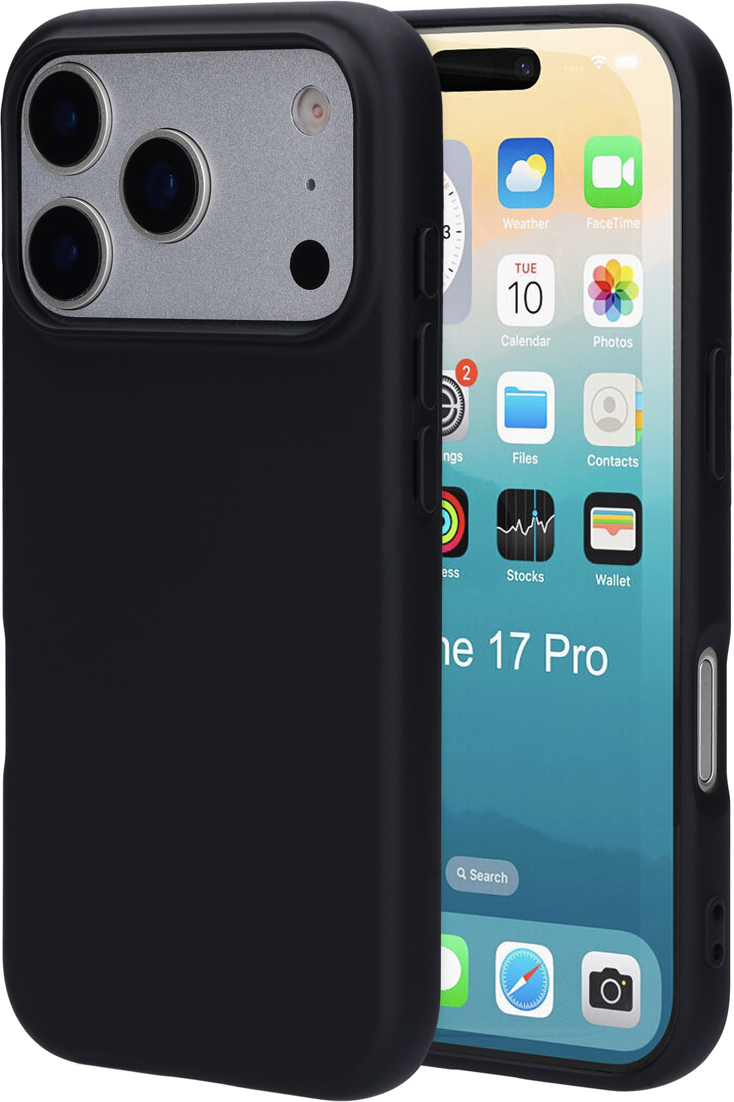 Mobiparts Silicone Cover Apple iPhone 17 Pro Black