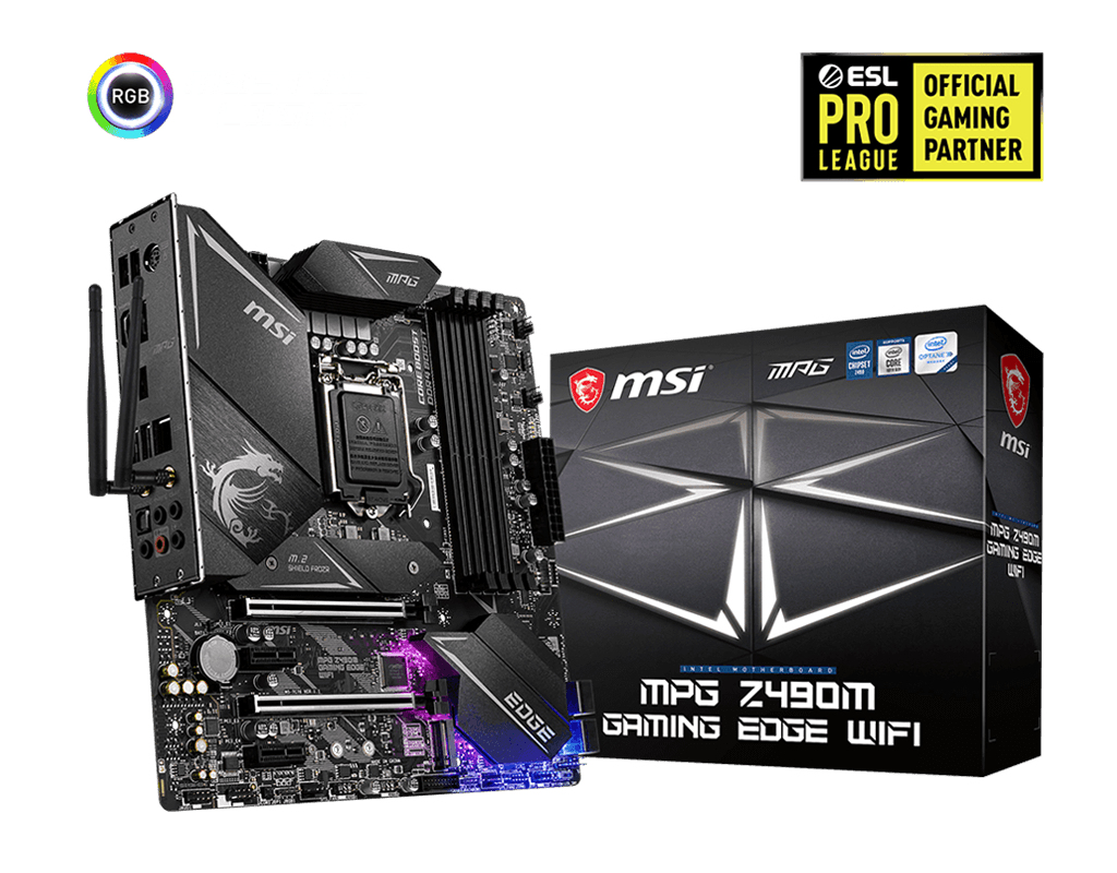 MSI MPG Z490M GAMING EDGE WIFI – image 1