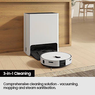 Samsung Bespoke Jet Bot Combo AI VR7MD97714G/EU Robot Vacuum Cleaner with 3-in-1 Cleaning - Satin Grey, Silver/Grey - image 6