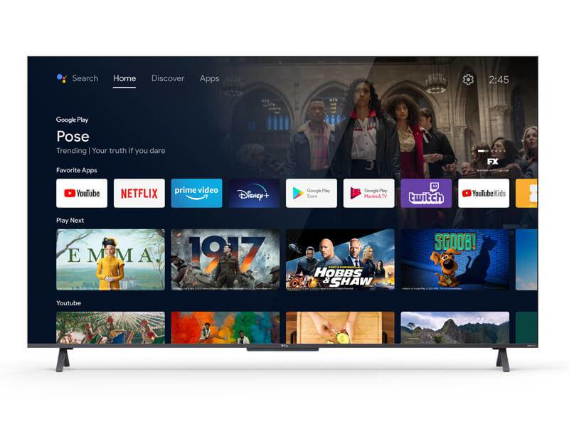 TCL 75C721 TV 190.5 cm (75") 4K Ultra HD Smart TV Wi-Fi Silver – image 2