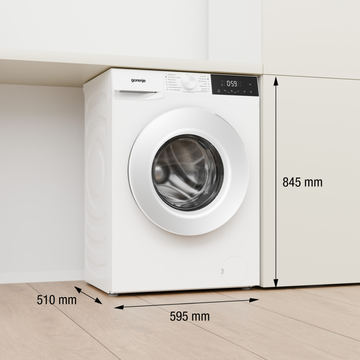 Gorenje WD51G2P854A3DP2 washer dryer Freestanding Front-load White – image 2