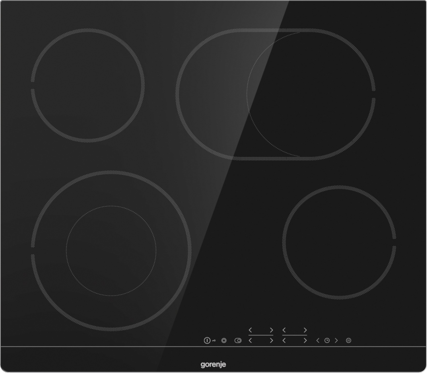 Gorenje ECT643BSCOT Black Built-in – image 1