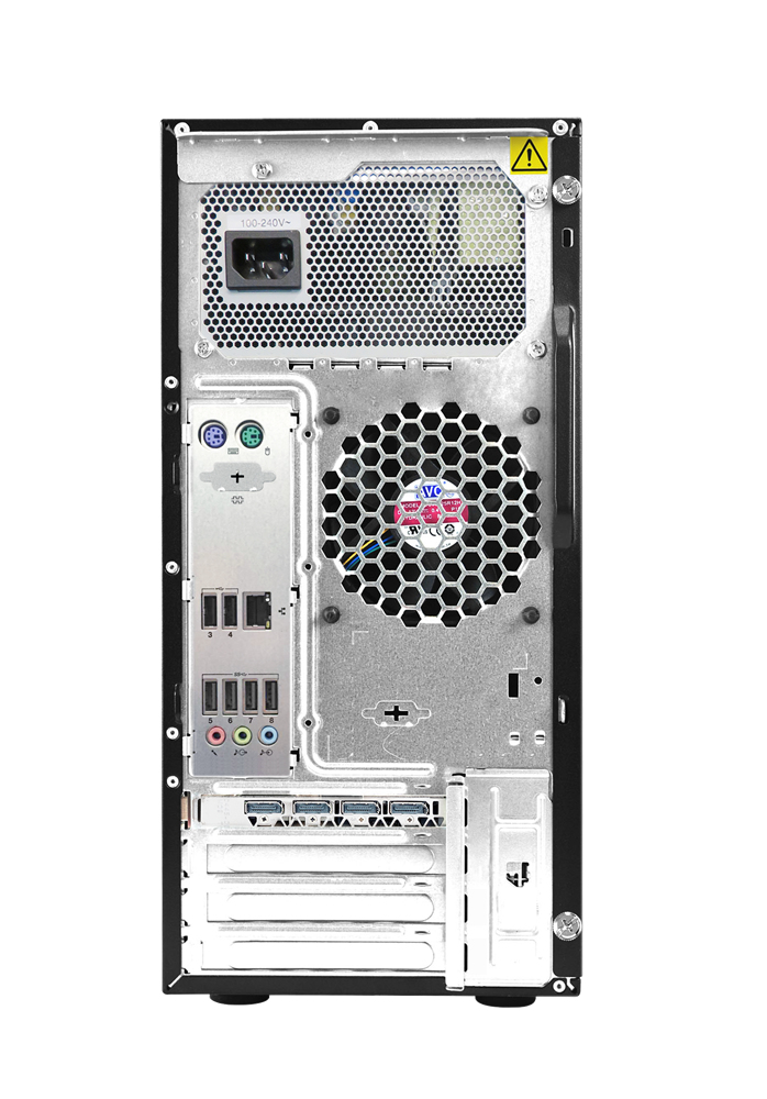 Lenovo ThinkStation P520c Intel Xeon W W-2223 16 GB DDR4-SDRAM 512 GB SSD NVIDIA Quadro P2200 Windows 10 Pro for Workstations Tower Workstation Black image 3