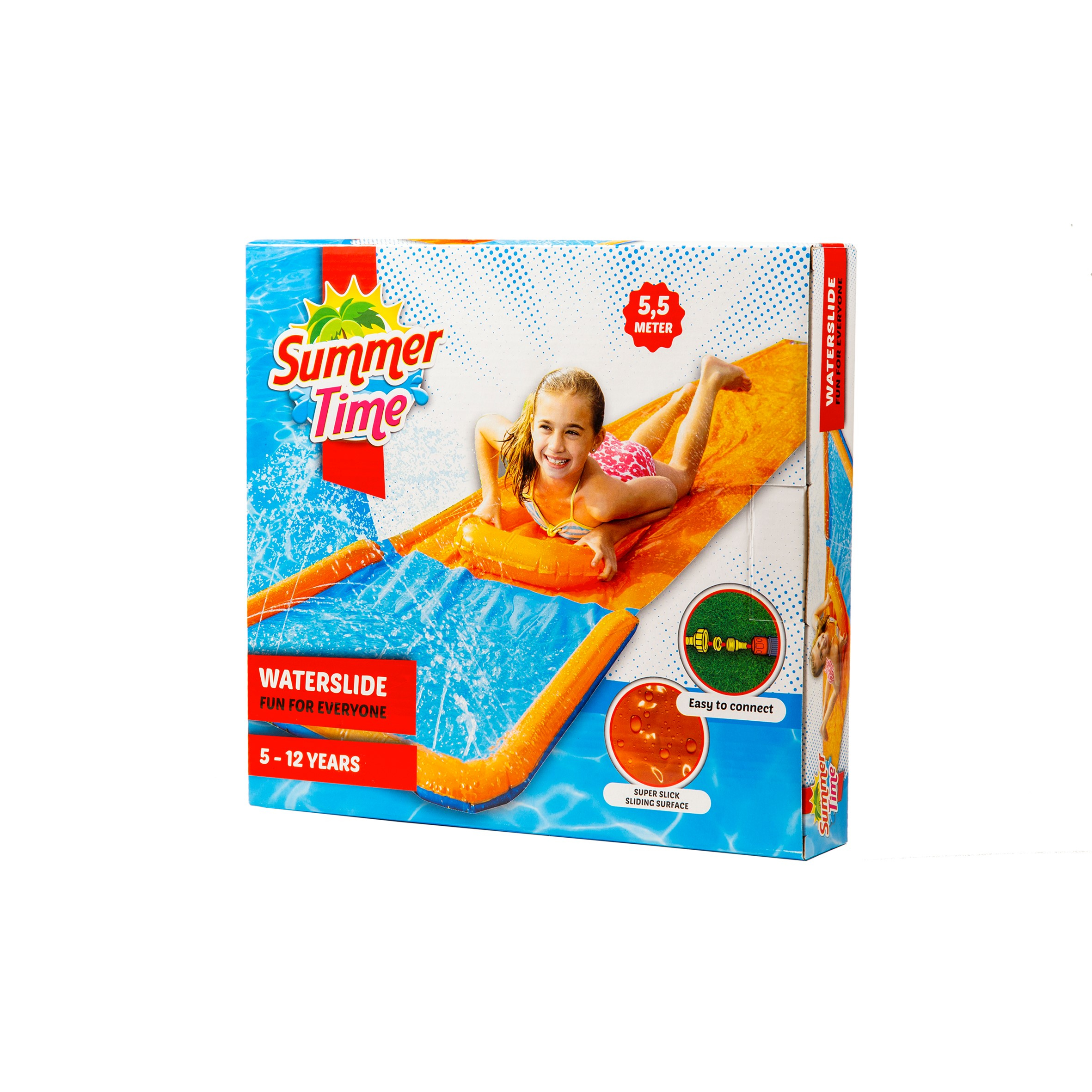 Resim Summertime Su Kaydırağı 550cm Turuncu Plastik