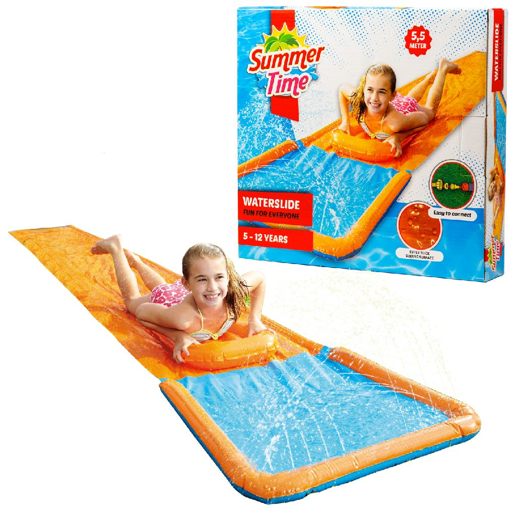 Summertime Su Kaydırağı 550cm Turuncu Plastik