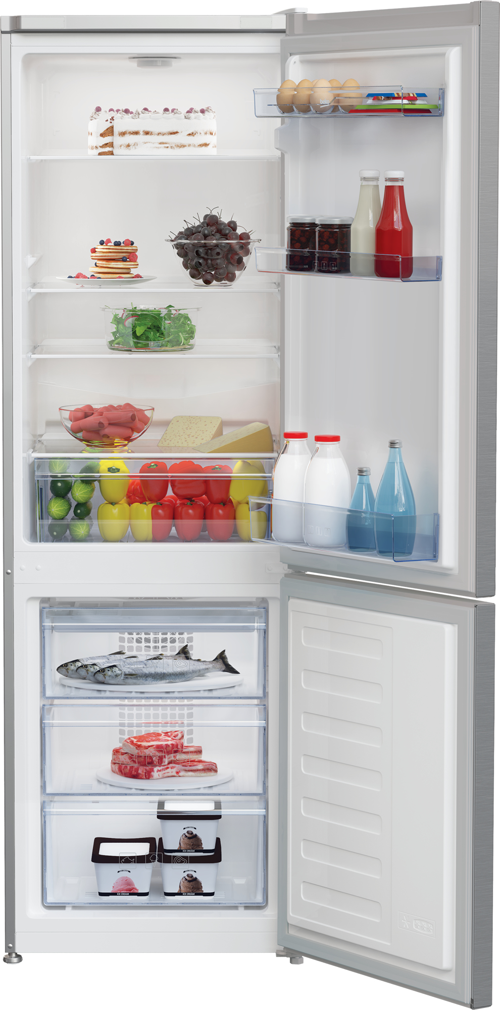 Beko RCHA270K20XB fridge-freezer Freestanding – image 3
