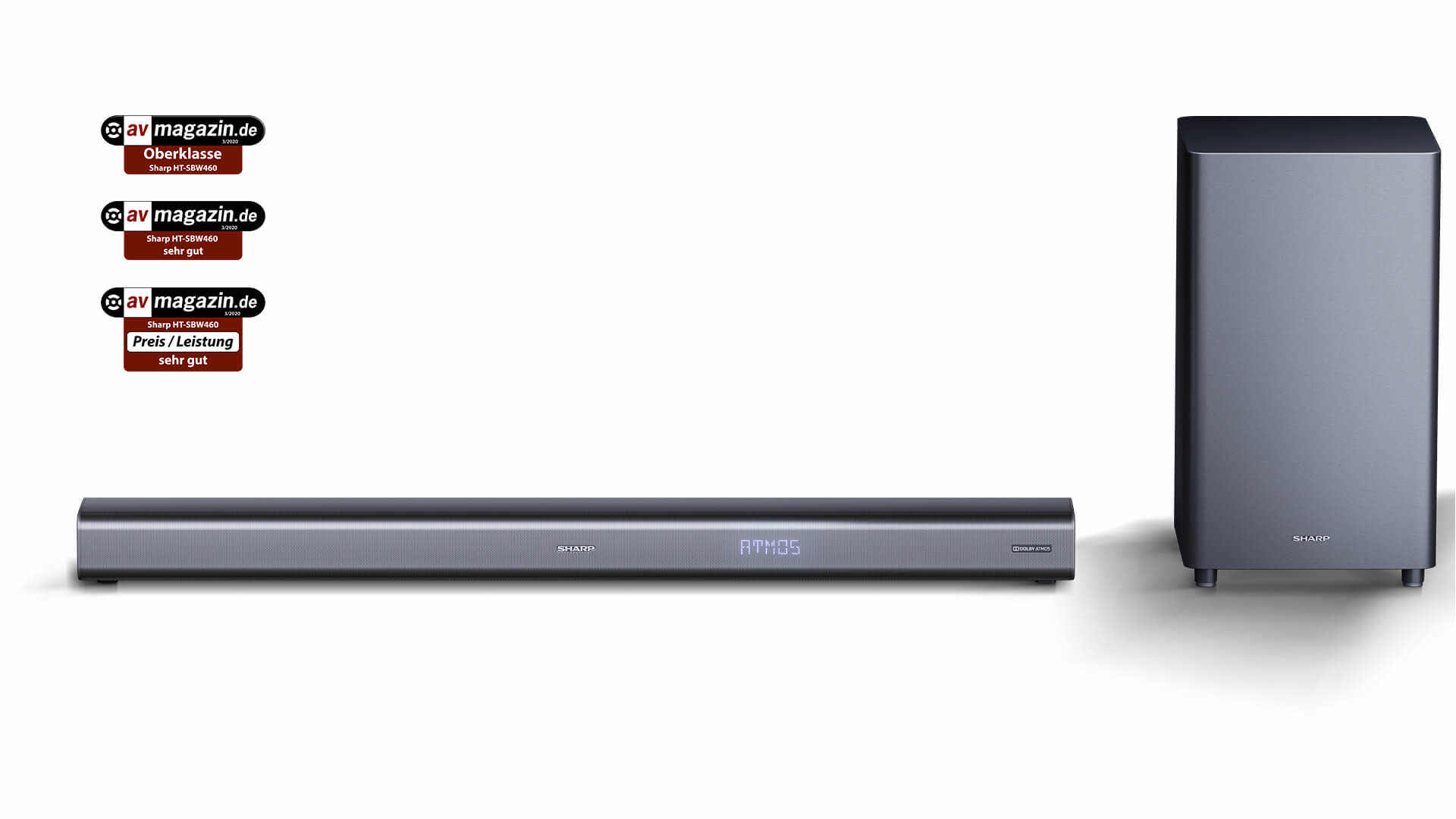 Sharp HT-SBW460 soundbar speaker Metallic 3.1 channels – image 8