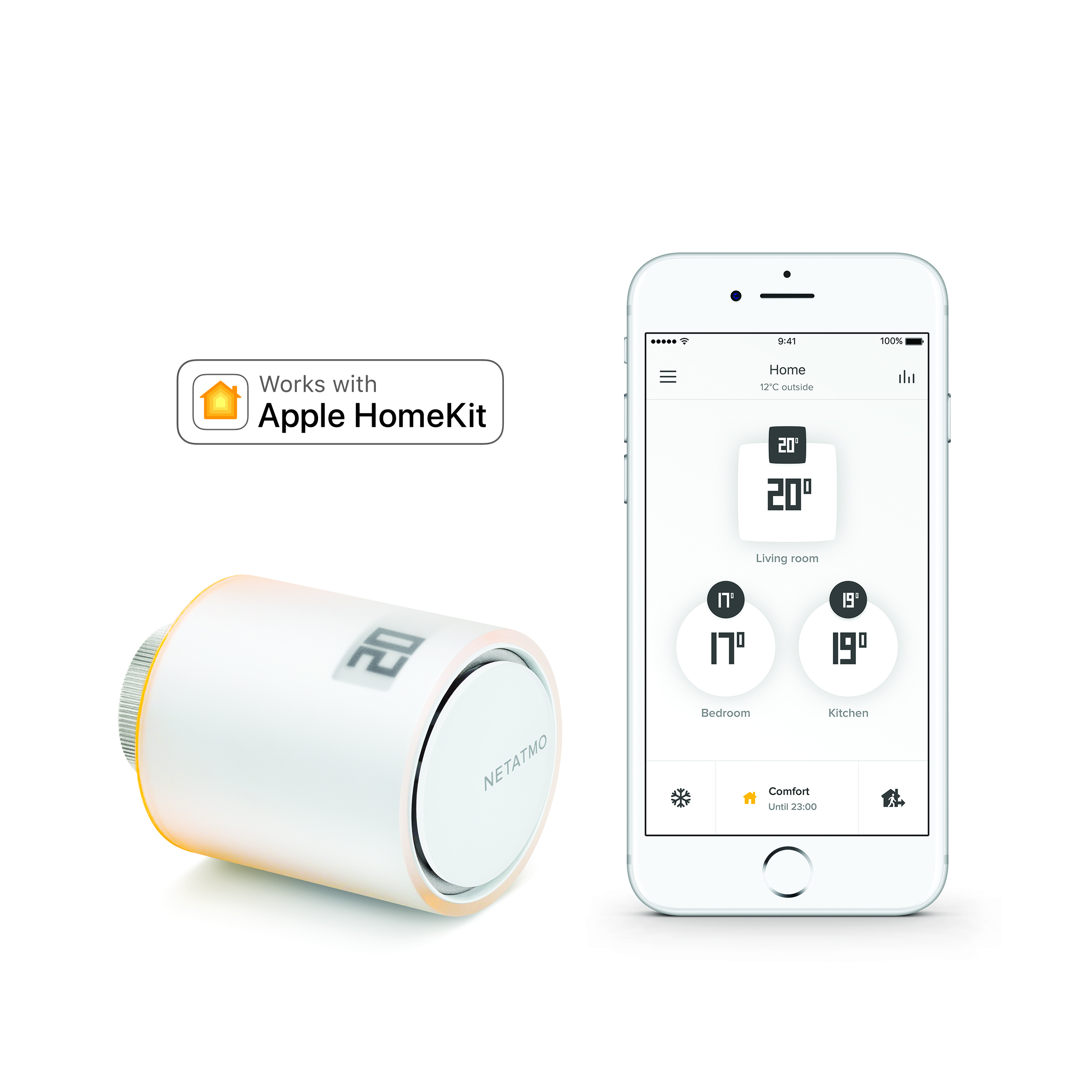 صورة Netatmo Additional Smart Radiator Valve - White