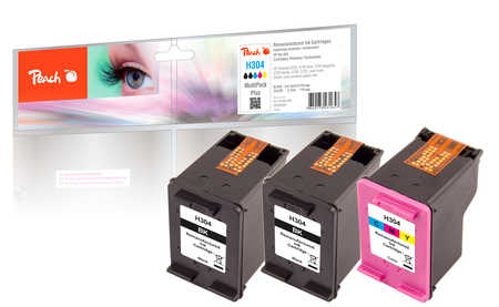 Peach 0F320055 ink cartridge 3 pc(s) Standard Yield Black, Cyan, Magenta, Yellow