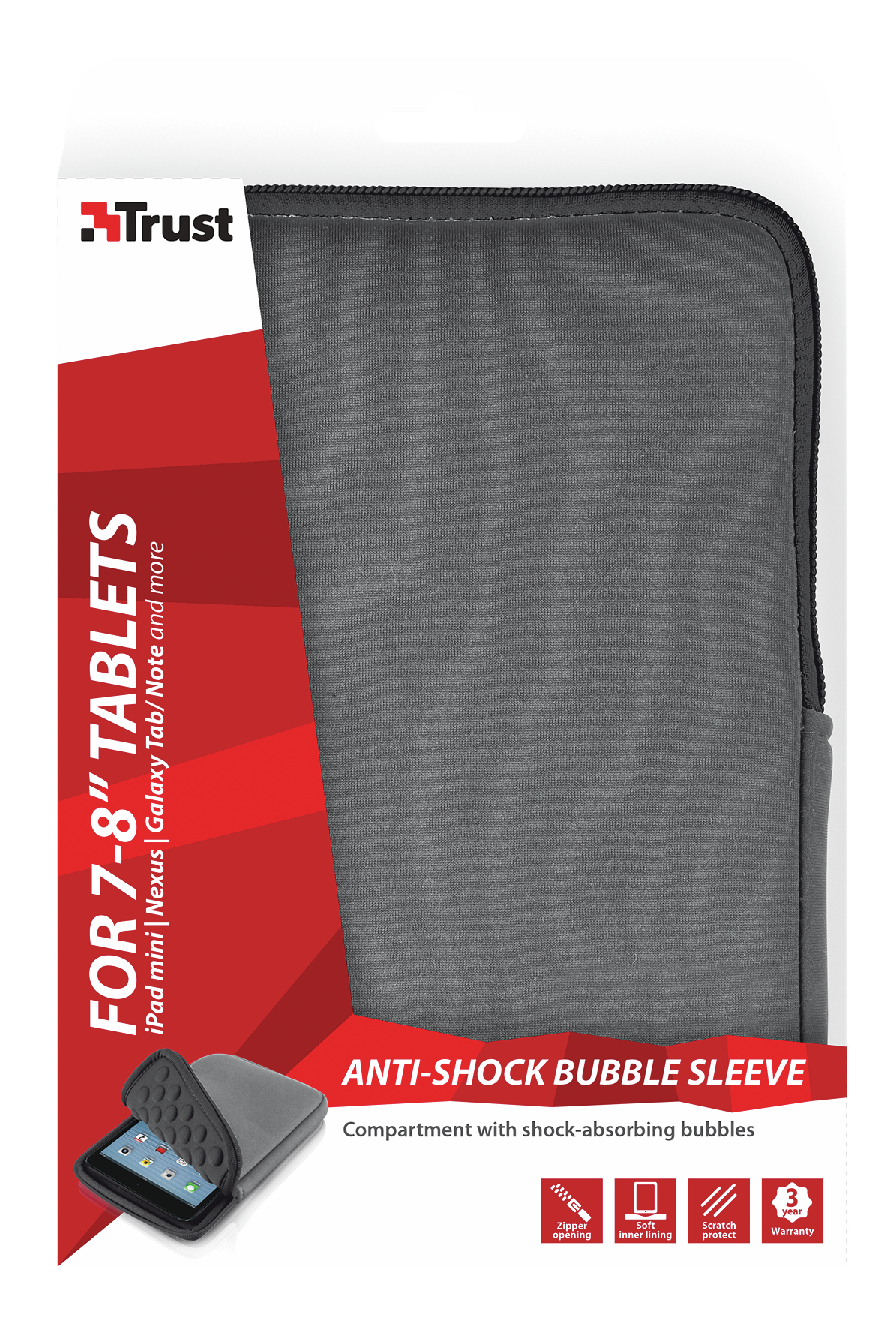 Trust Anti-Shock bubble sleeve 7'' – image 3