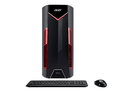Acer NITRO 50 N50-600 9104 Intel® Core™ i5 i5-8400 8 GB DDR4-SDRAM 1.25 TB HDD+SSD NVIDIA® GeForce® GTX 1050 Ti Windows 10 Home Desktop PC Black, Red image 4