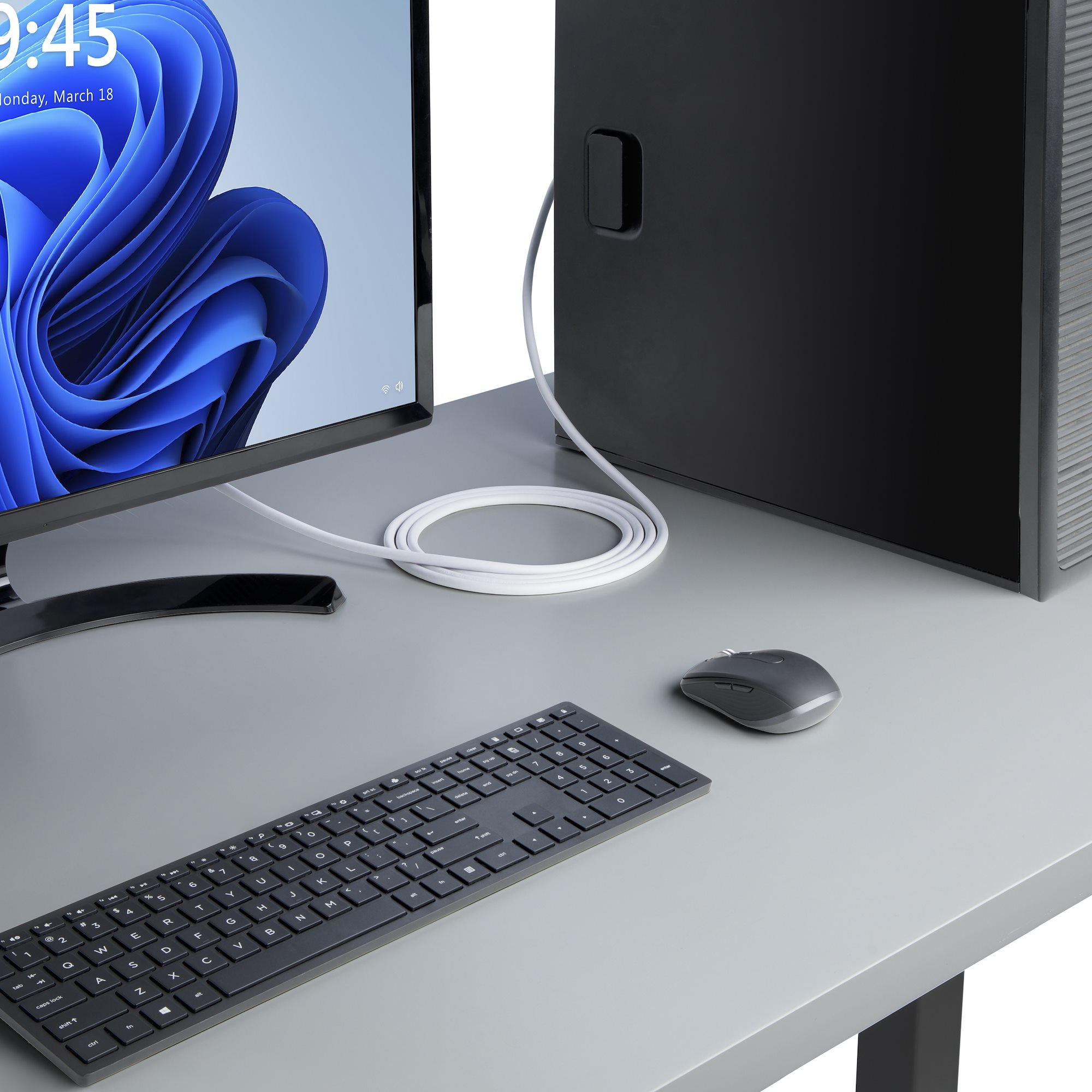 صورة StarTech.com DP12-CABLE-10FTW كابل DisplayPort 1.2 أبيض بطول 3 متر