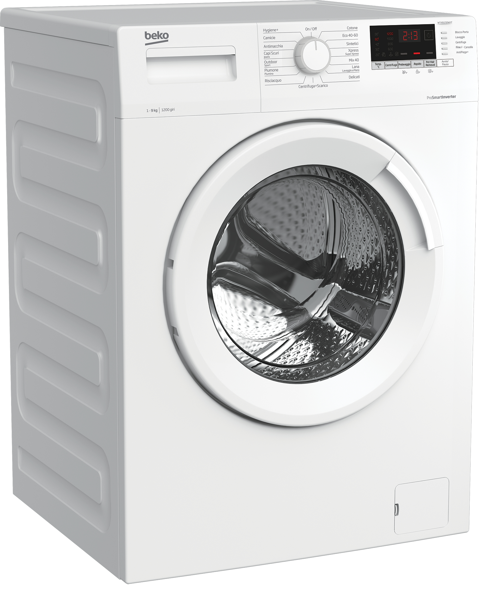 Beko WTX91232WI/IT washing machine Front-load – image 2