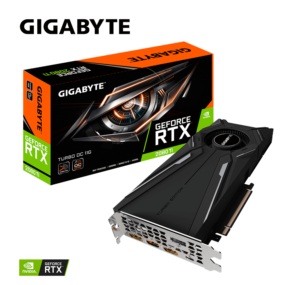 GIGABYTE GeForce RTX 2080 Ti TURBO OC 11G (rev. 2.0) – image 8