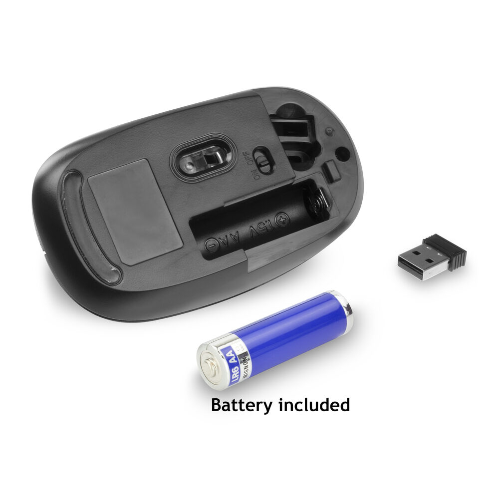 ACT Wireless Mouse 1200 DPI, eco-friendly, made from recycled materials – image 5