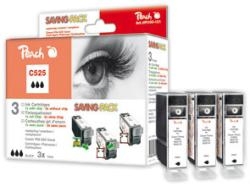 Peach 314155 ink cartridge 3 pc(s) Black