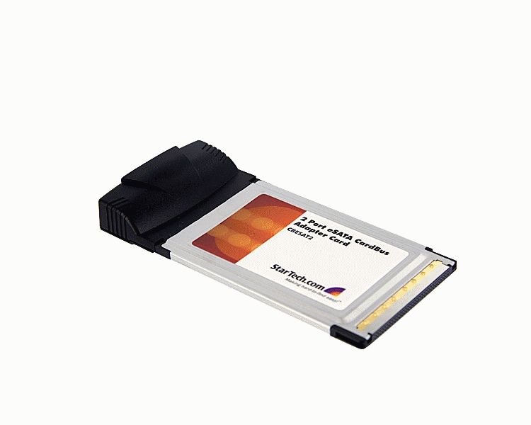 StarTech.com 2 Port CardBus eSATA Laptop Controller Adapter Card – image 4