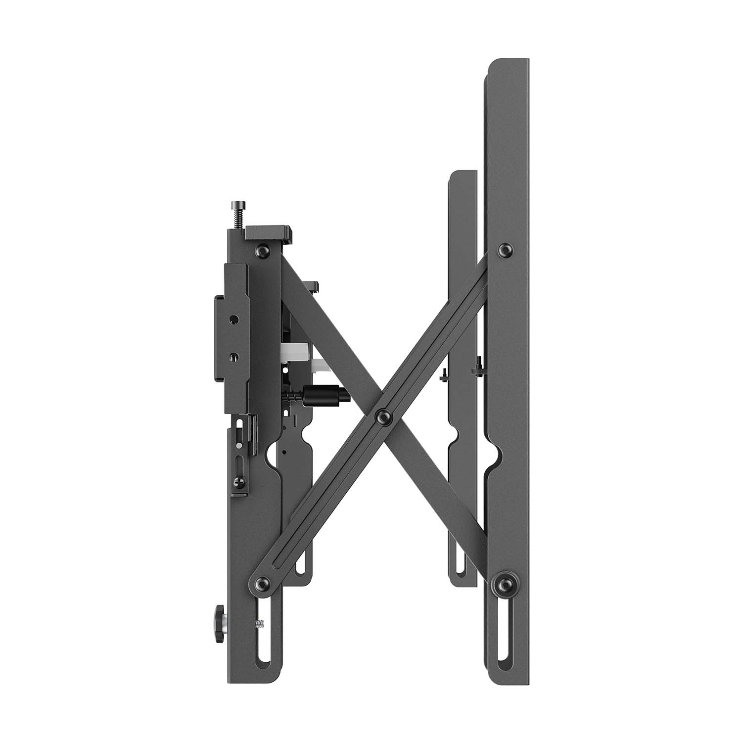Resim AISENS Sabit Seviyelenebilir Videowall Askısı, Pop-Out Fonksiyonlu, 37-70" TV'ler İçin (Maks 70kg), Siyah