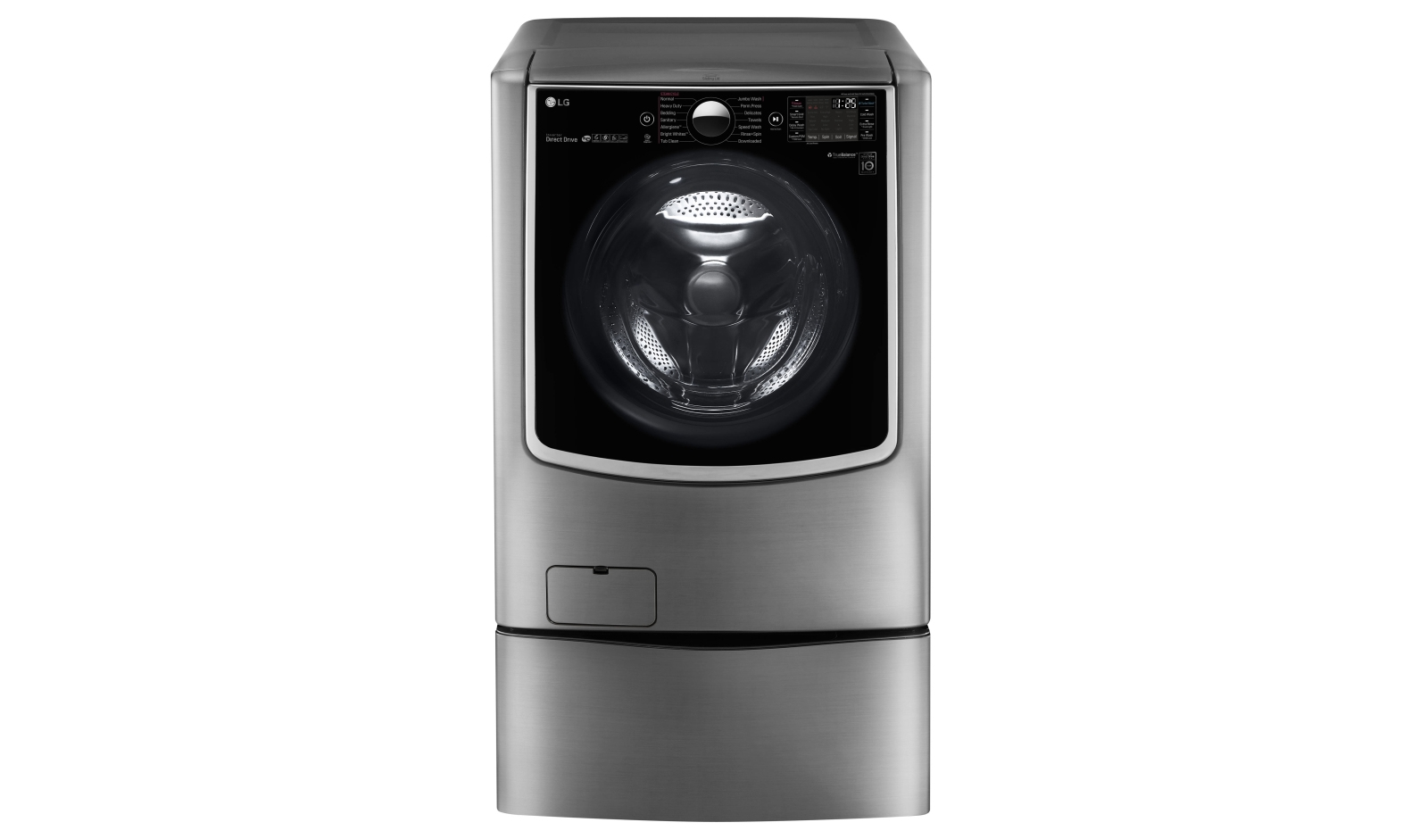 LG WM9000HVA washing machine Front-load 1300 RPM Graphite, Stainless steel – image 2