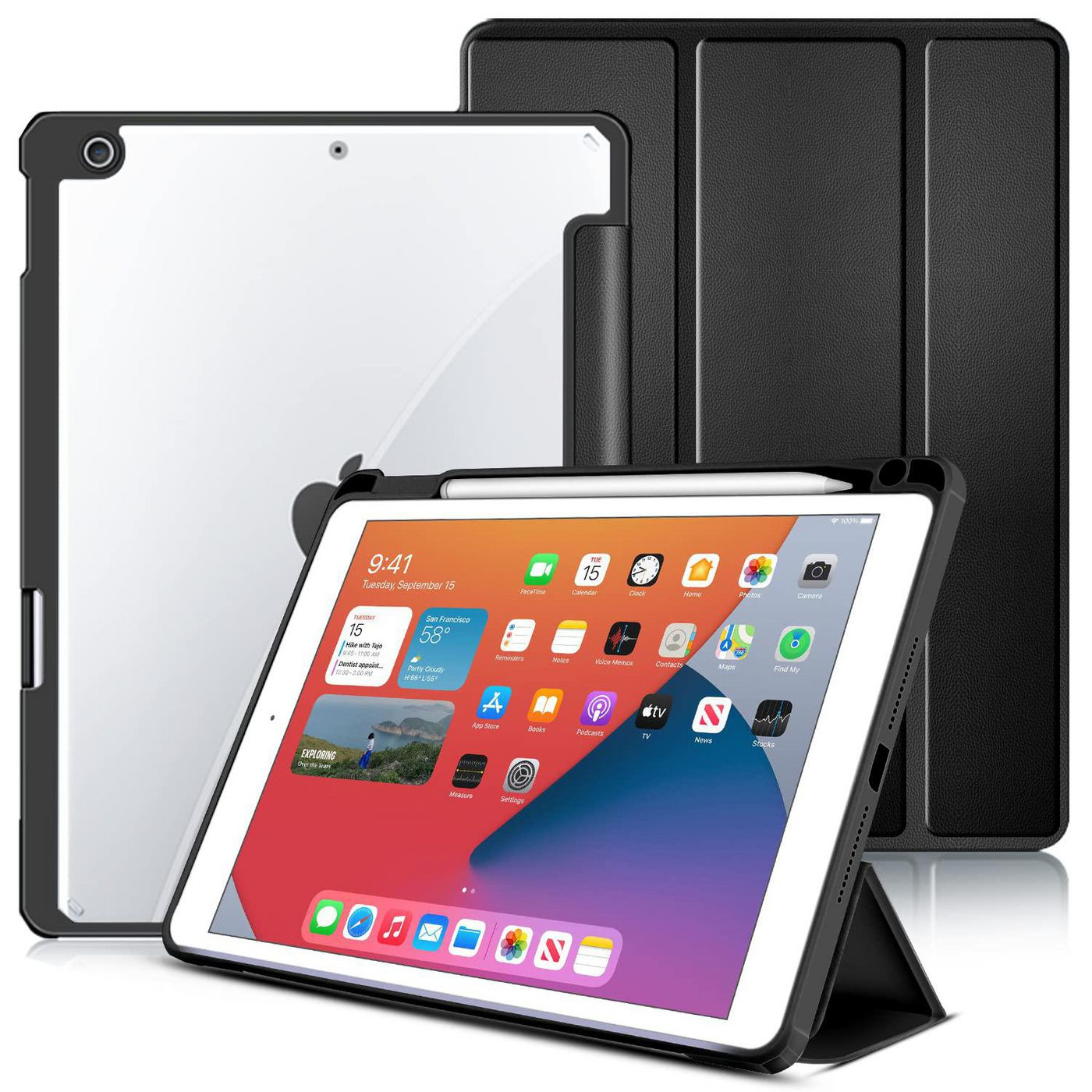 eSTUFF ES68200001-BULK tablet case Folio Black – image 2