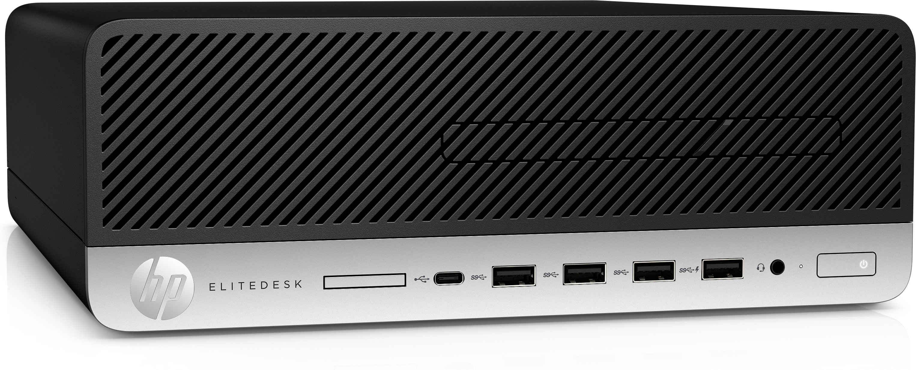 HP EliteDesk 705 G5 AMD Ryzen™ 7 PRO 3700 8 GB DDR4-SDRAM 256 GB SSD AMD Radeon R7 430 Windows 10 Pro SFF PC Black image 3