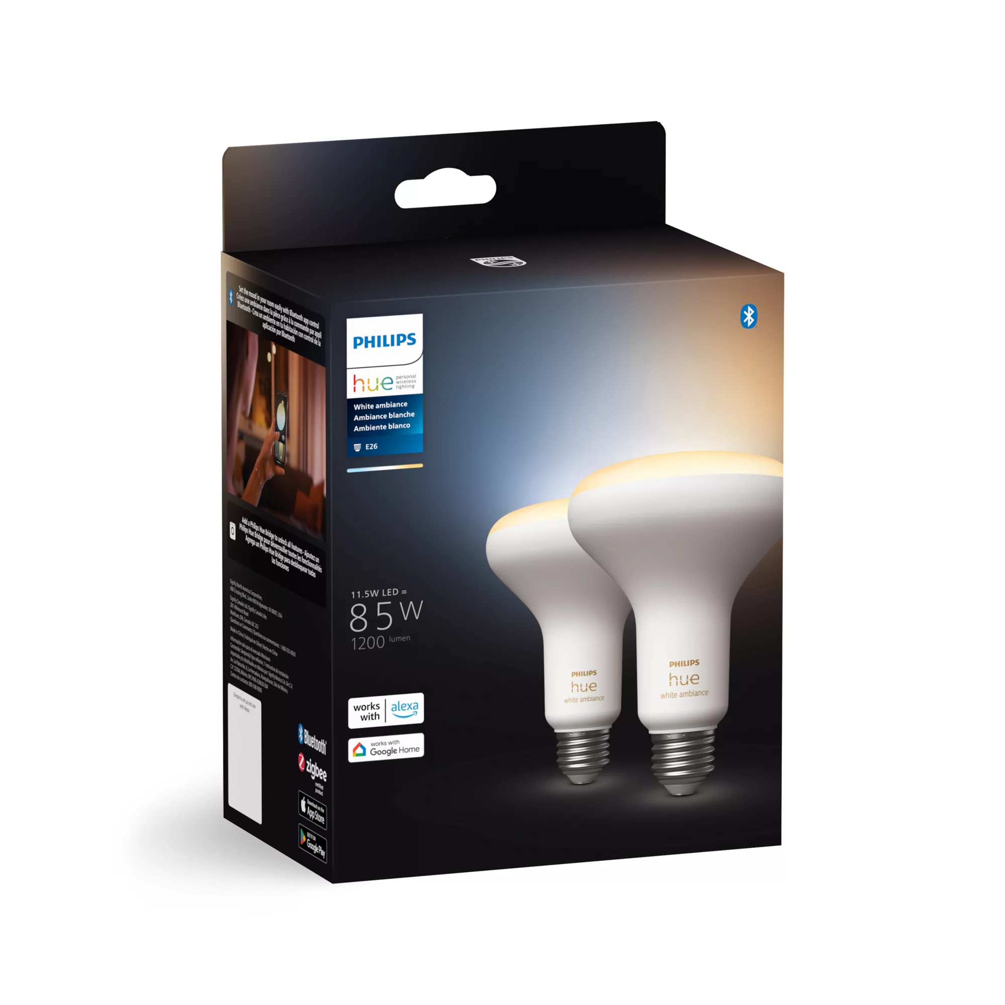 Philips by Signify Philips Hue White ambience 046677578138 smart lighting Smart bulb Bluetooth/Zigbee – image 3