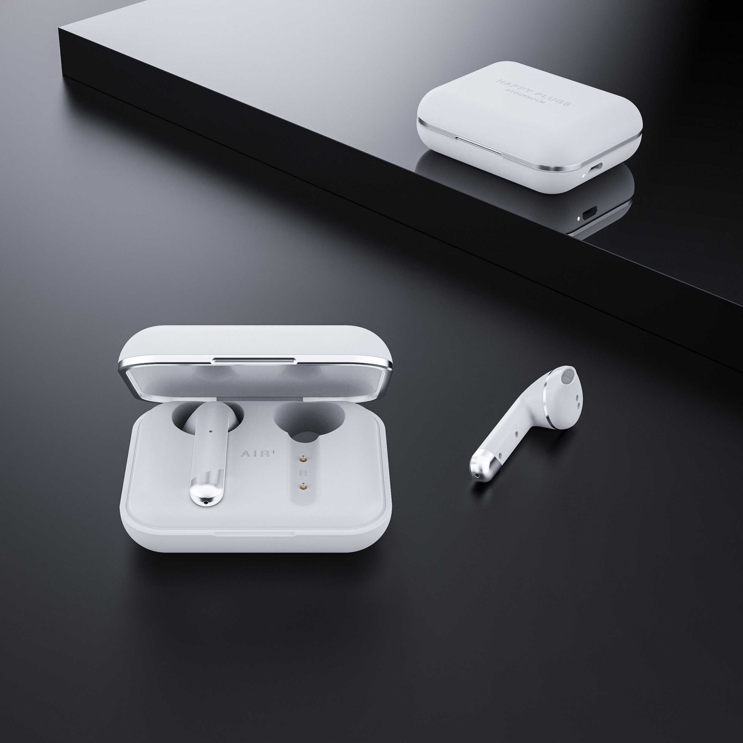Happy Plugs AIR 1 Headset True Wireless Stereo (TWS) In-ear Calls/Music Bluetooth White image 9