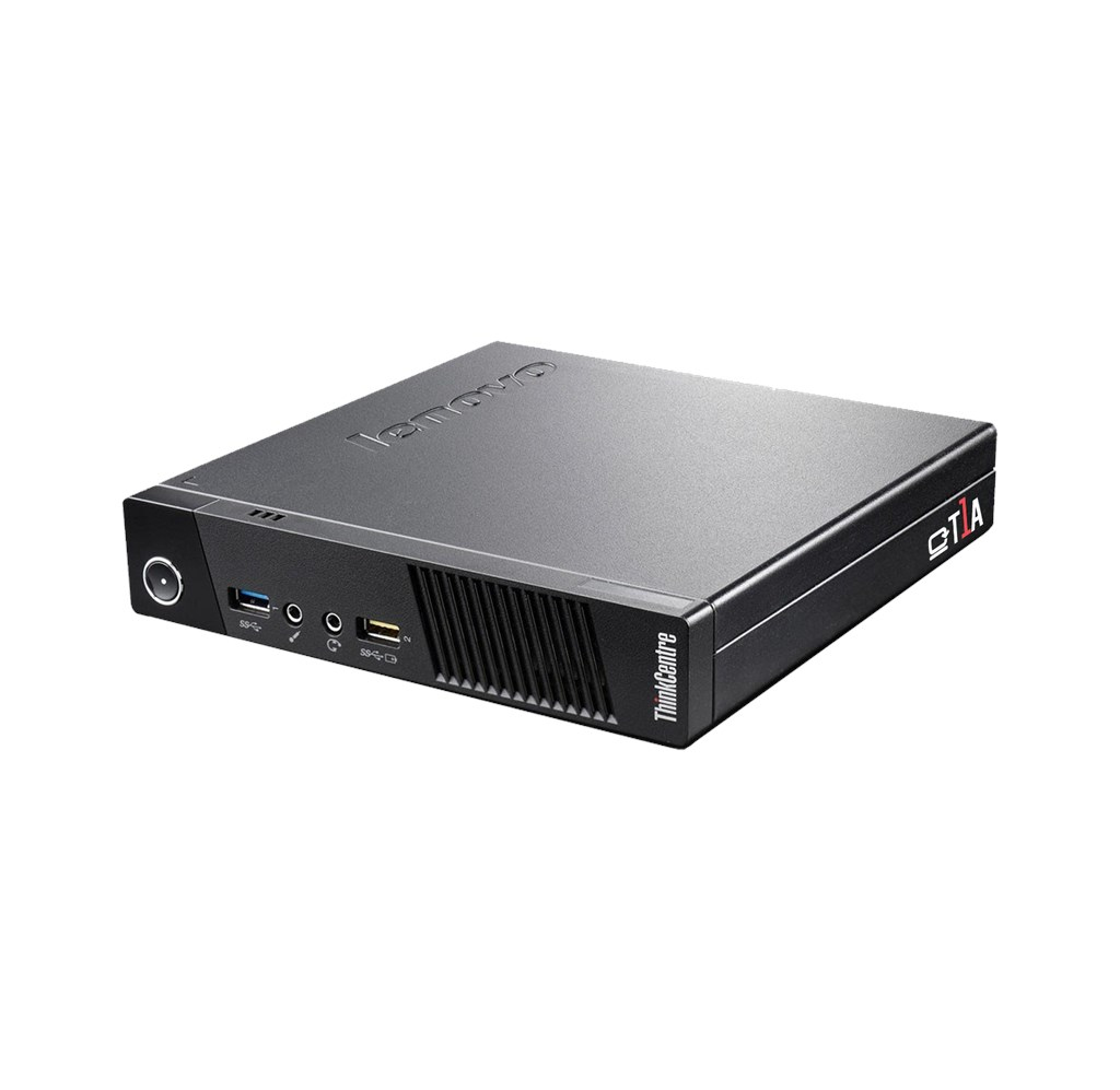 T1A Lenovo ThinkCentre M73 Refurbished Intel® Core™ i5 i5-4570T 8 GB DDR3-SDRAM 128 GB SSD Windows 10 Pro Mini PC Black image 1