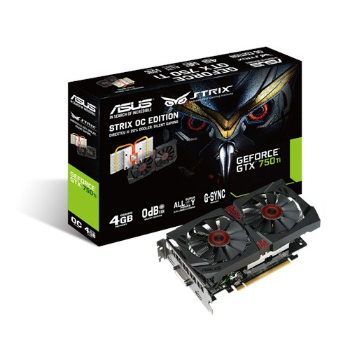 ASUS STRIX-GTX750TI-DC2OC-4GD5 NVIDIA GeForce GTX 750 Ti