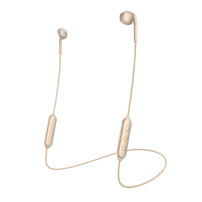 Happy Plugs Wireless II Headset In-ear, Neck-band Calls/Music Micro-USB Bluetooth Gold image 2