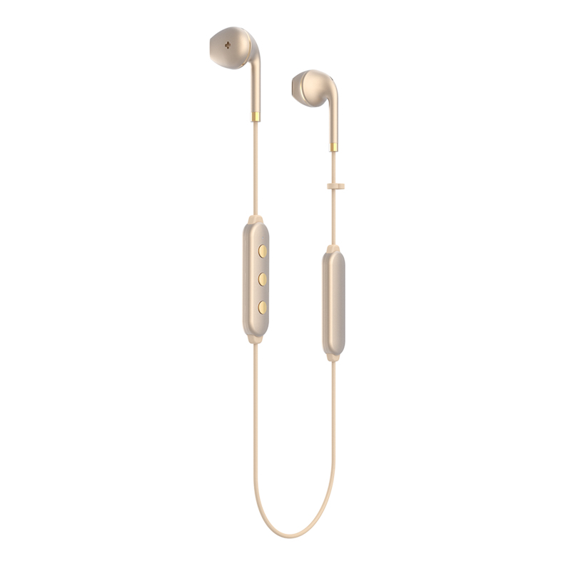 Happy Plugs Wireless II Headset In-ear, Neck-band Calls/Music Micro-USB Bluetooth Gold image 1