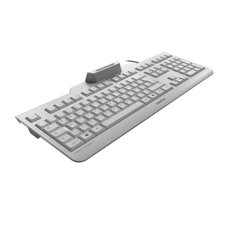 CHERRY SecureBoard 1.0 Tastatur Wired CH 1.80m hellgrau