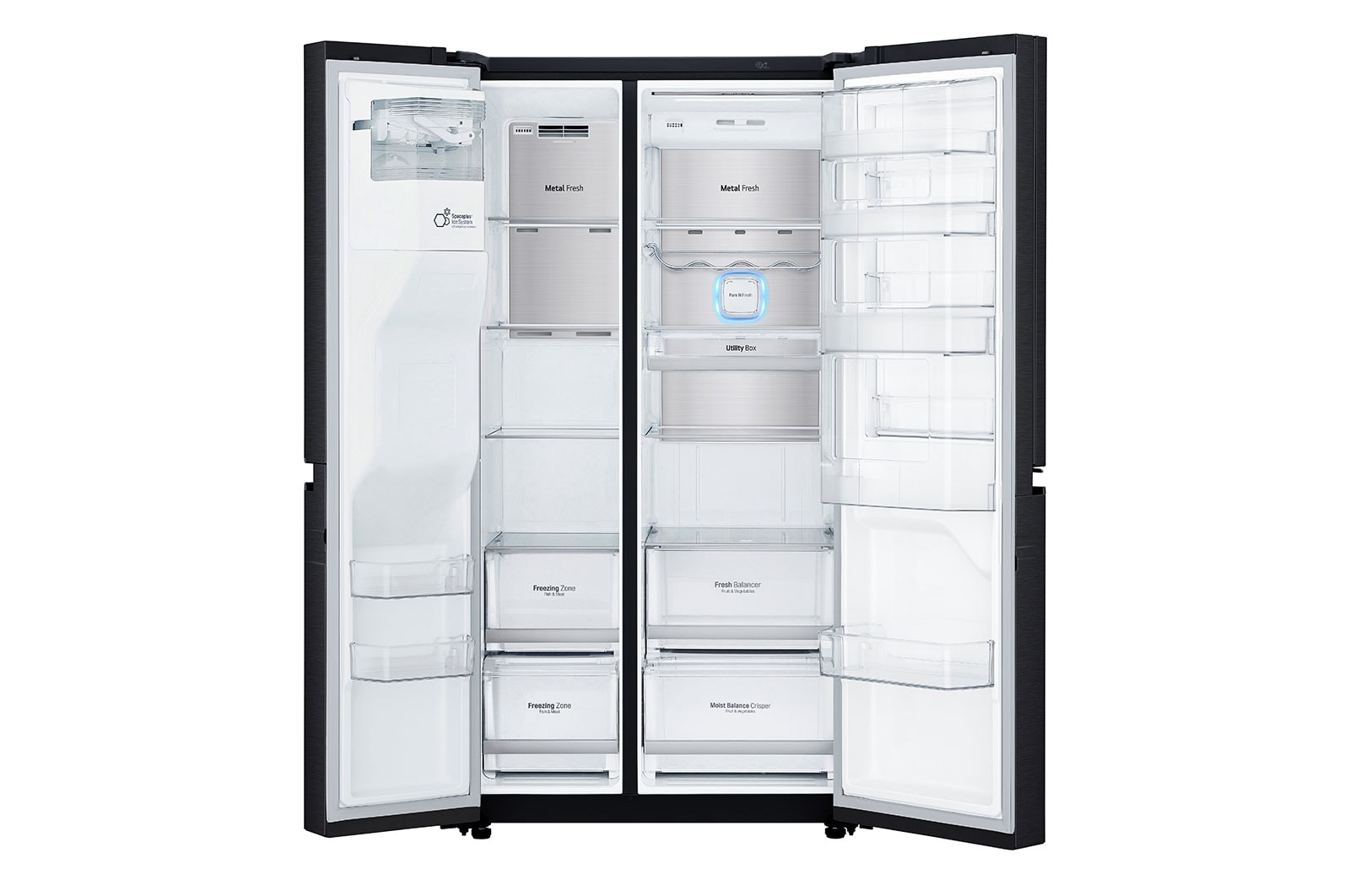 LG GSJ960MCCZ side-by-side refrigerator Freestanding – image 9