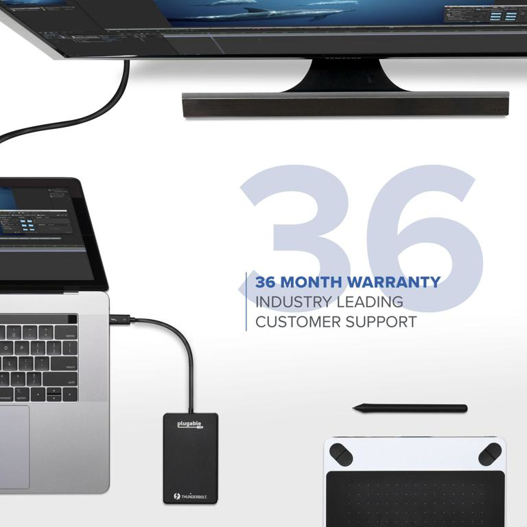 Plugable Technologies TBT3-NVME1TB external solid state drive Thunderbolt technology 1 TB Black image 7