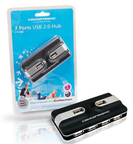 Conceptronic 7 Ports USB 2.0 Hub – image 2