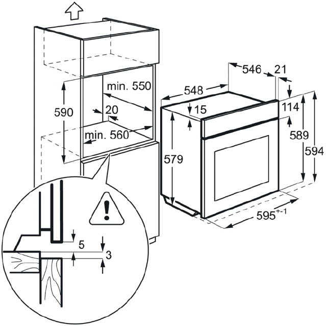AEG BPE842320M 71 L 3500 W Stainless steel – image 7