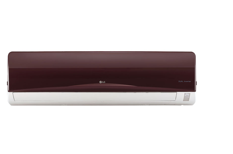 LG JS-Q18NRXA air conditioner Split system Red, White