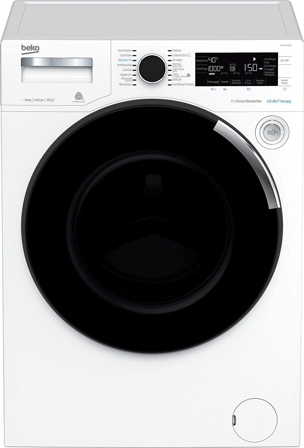 Beko WTZ101435BI — vue 1 sur 4