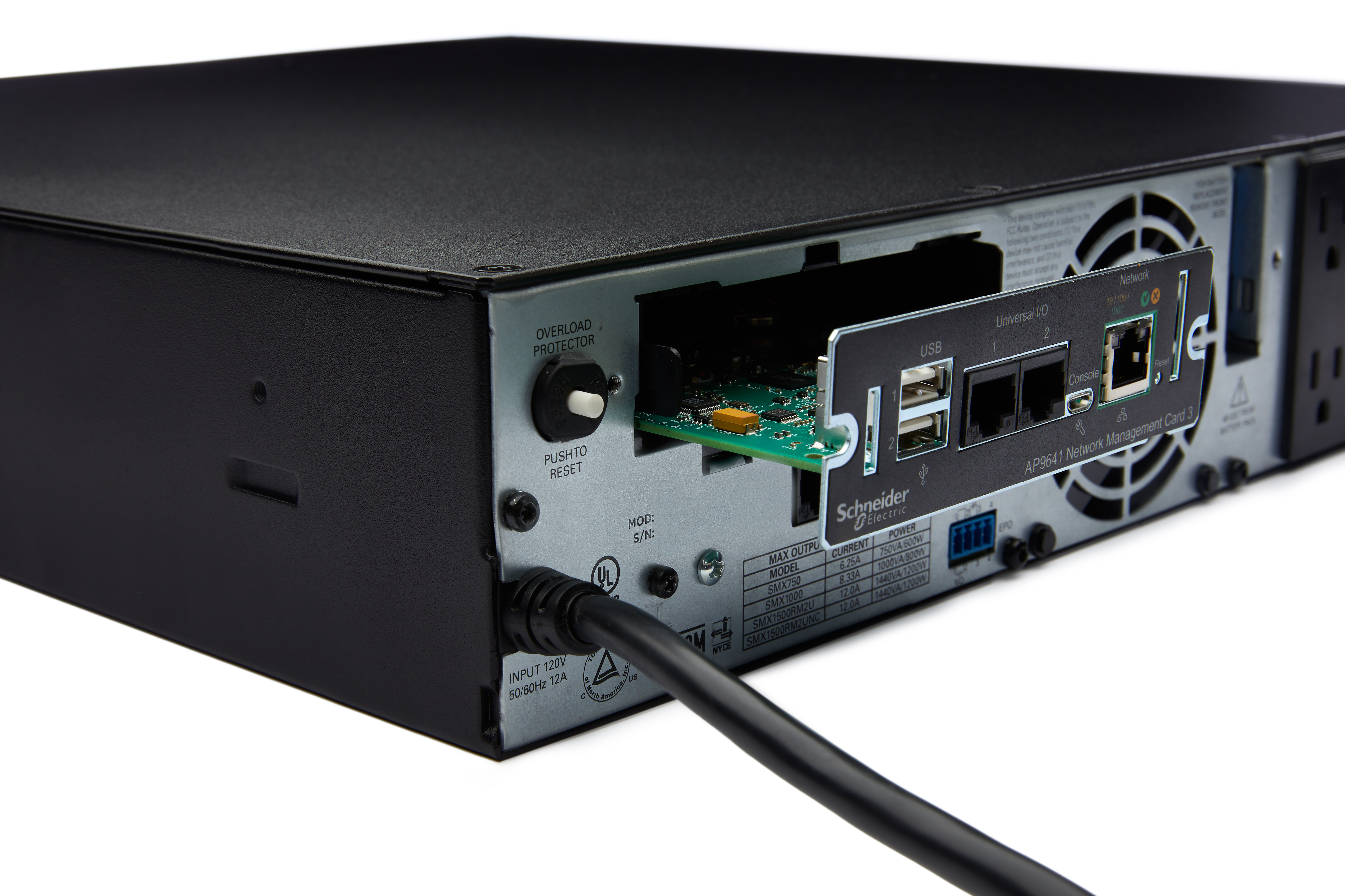 APC AP9641 Smart-UPS Network Management Card (gen3) with environmental monitoring. Product type: Network management card. 