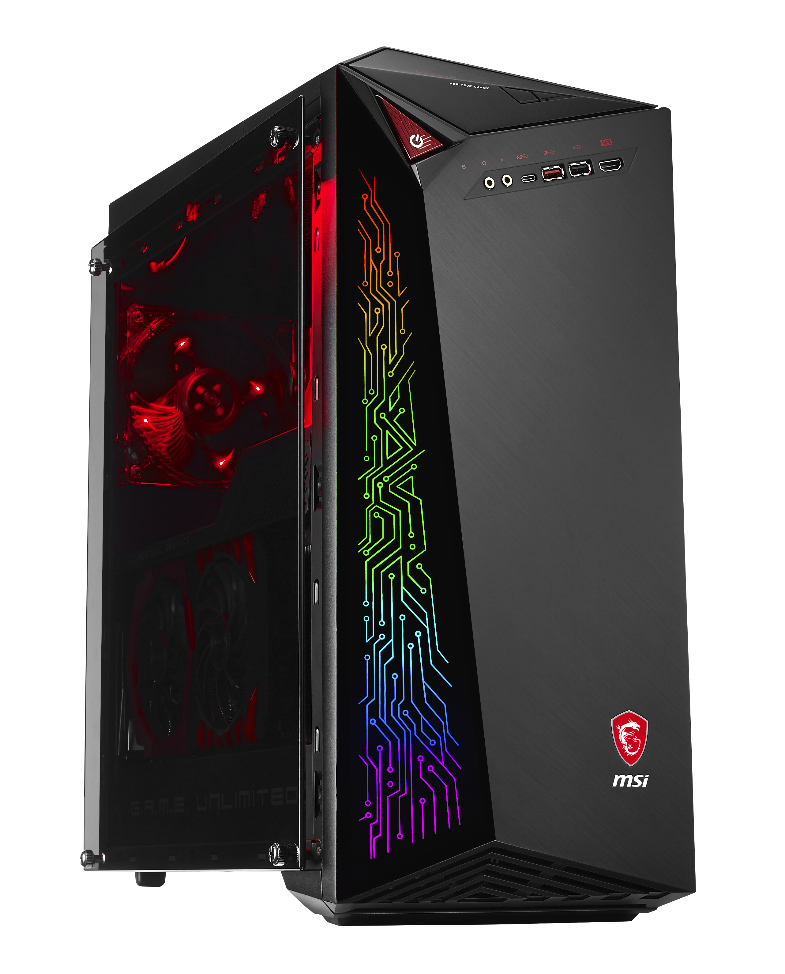 MSI Infinite A 9SH-691CA i7-9700F Desktop Intel® Core™ i7 16 GB DDR4-SDRAM  1256 GB HDD+SSD Windows 10 Home PC Black