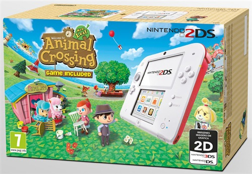 Nintendo Console 2ds Bian Ros + Ac Nl — vue 1 sur 2