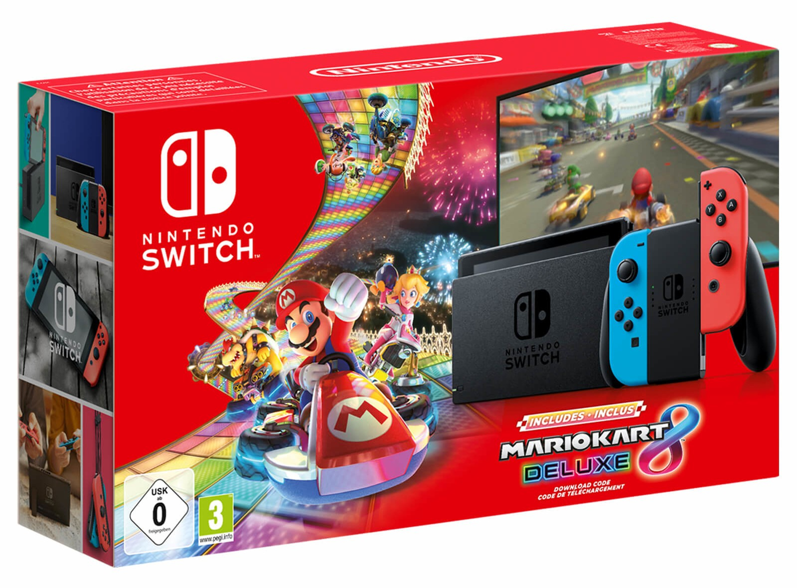 Nintendo Switch + Mario Kart 8 Deluxe — vue 1 sur 5
