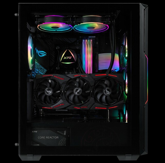 ADATA STARKERAIR-BKCWW computer case Midi Tower Black – image 3