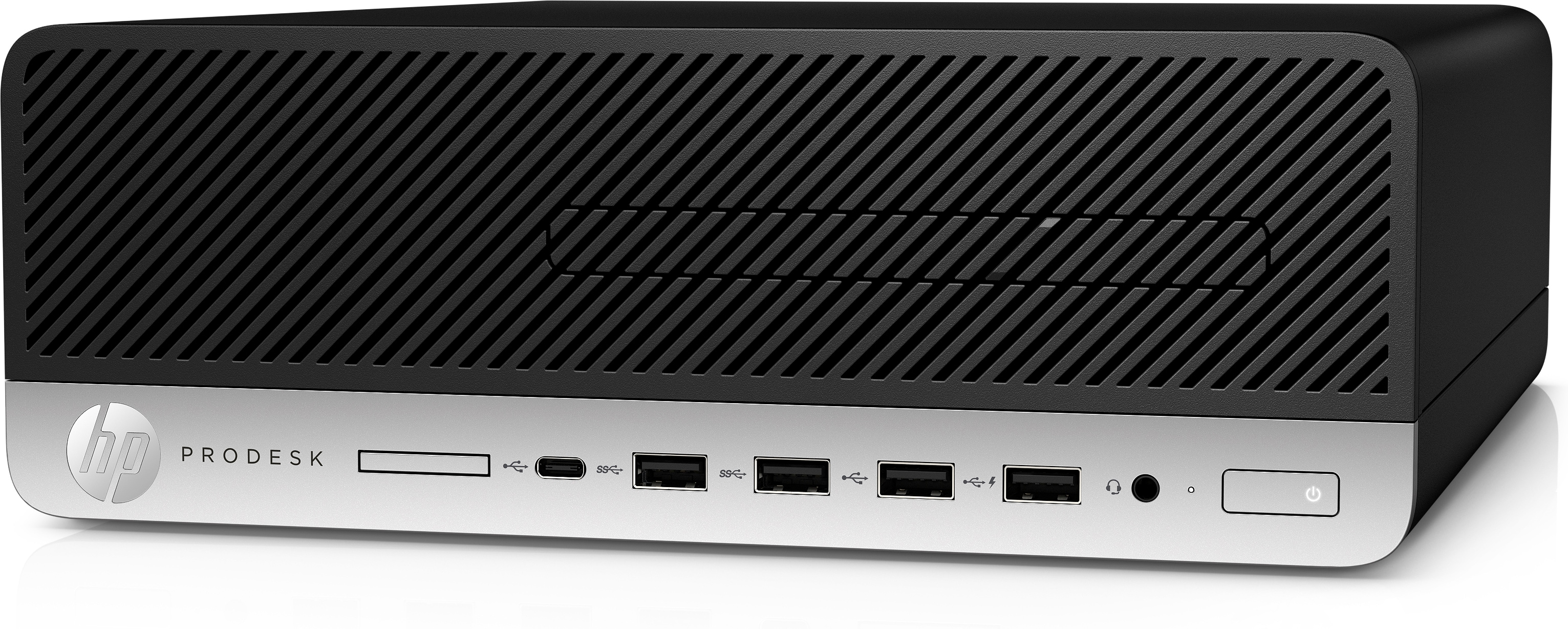 HP ProDesk 405 G4 AMD Ryzen™ 5 PRO 2400G 8 GB DDR4-SDRAM 256 GB SSD Windows 10 Pro SFF PC Black image 2