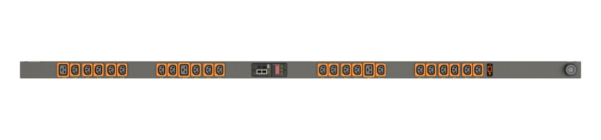 Vertiv Geist MGU3EGB0-24PK33-2PS6B2A10-S-RC unité de distribution d'énergie 24 sortie(s) CA 0U Noir