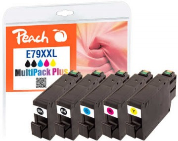 Peach PI200-407 ink cartridge 5 pc(s) Original Extra (Super) High Yield Black, Cyan, Magenta, Yellow