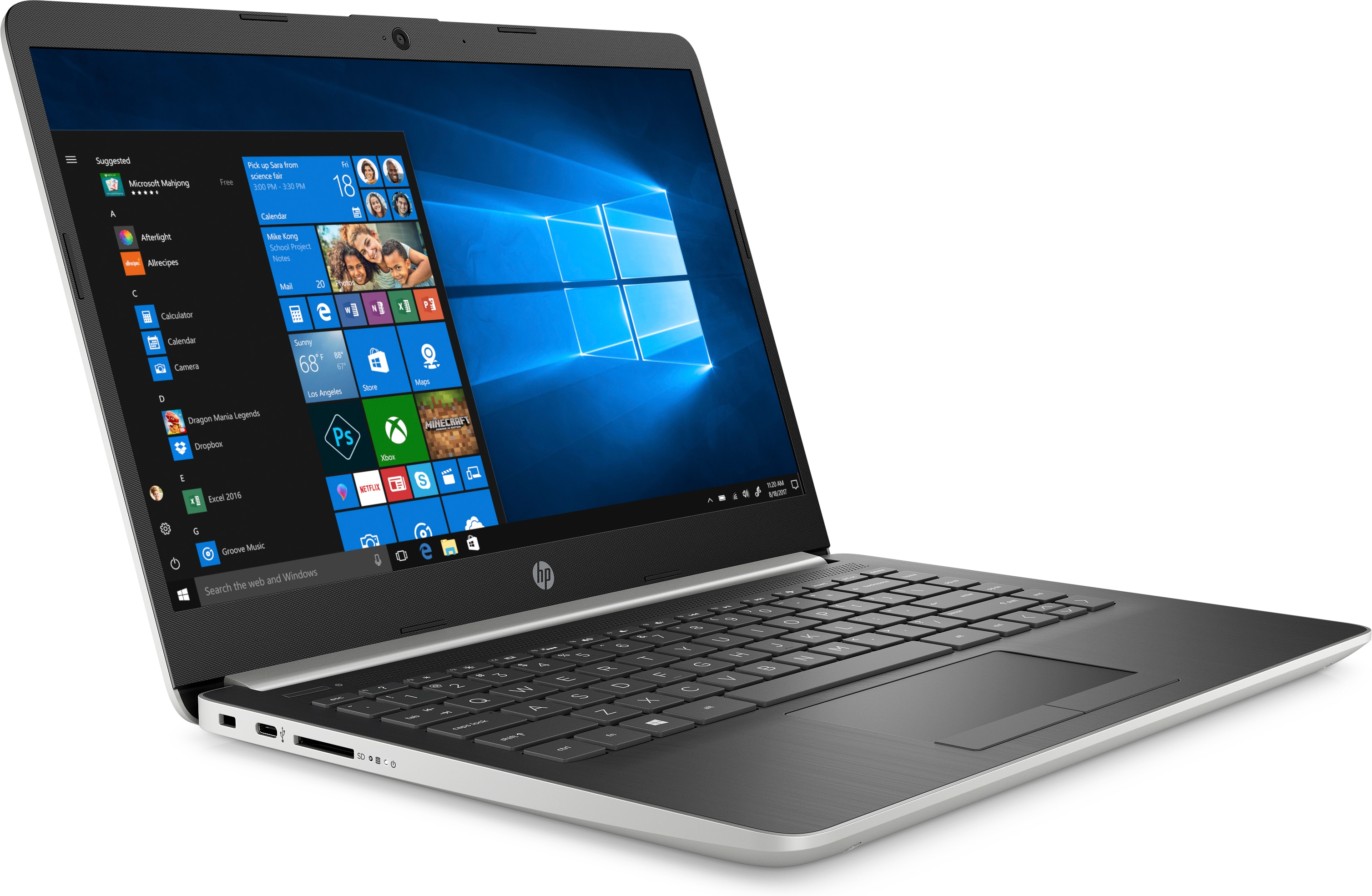 Product data HP 14-dk0028wm AMD Ryzen™ 3 3200U Laptop 14