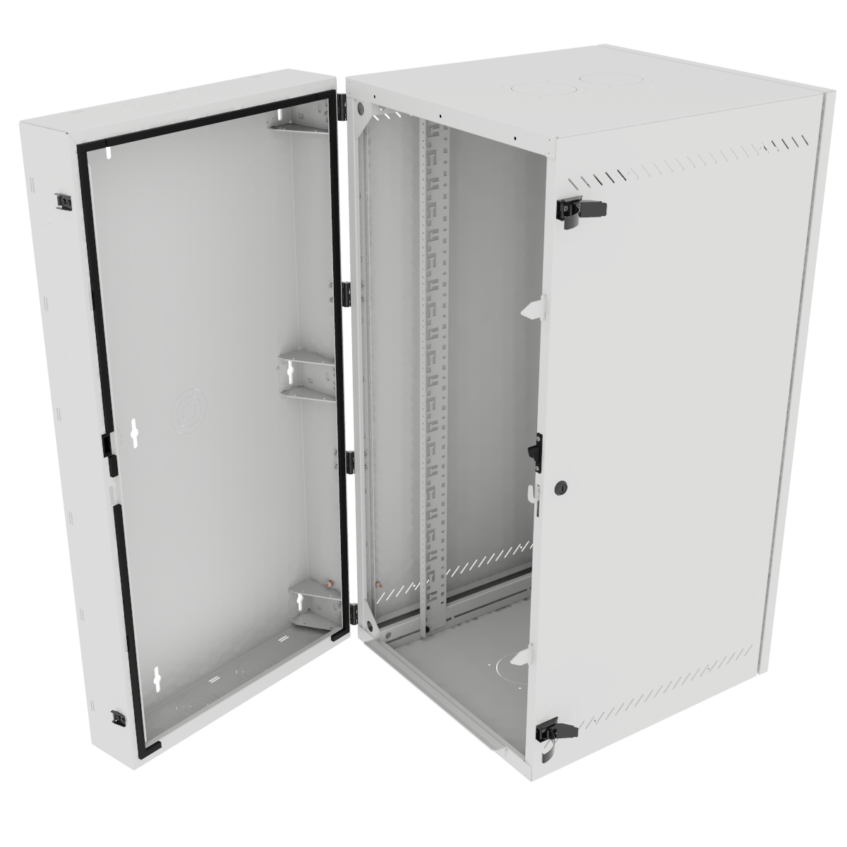 Vertiv VR Rack GL48WMCMP-W-SC-00-00 rack cabinet 25U Wall mounted rack White – image 3